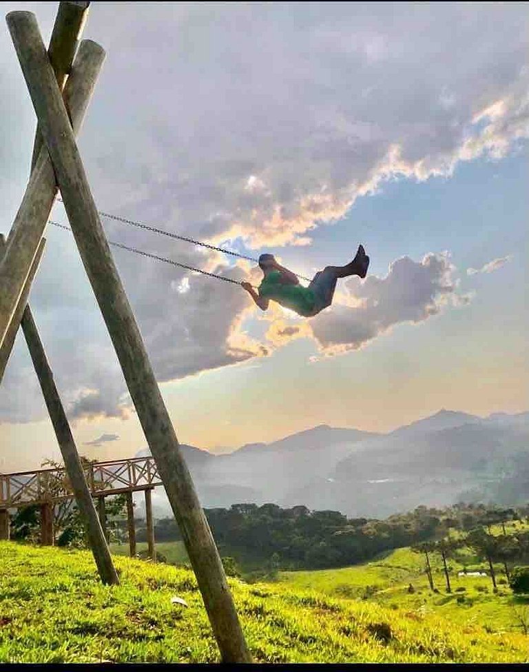 Chalé Doce Recanto com Hidro e Café da Manhã