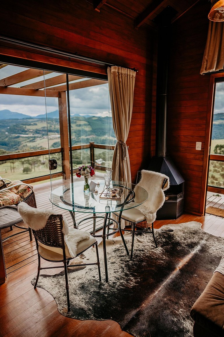 Chalé Doce Recanto com Hidro e Café da Manhã