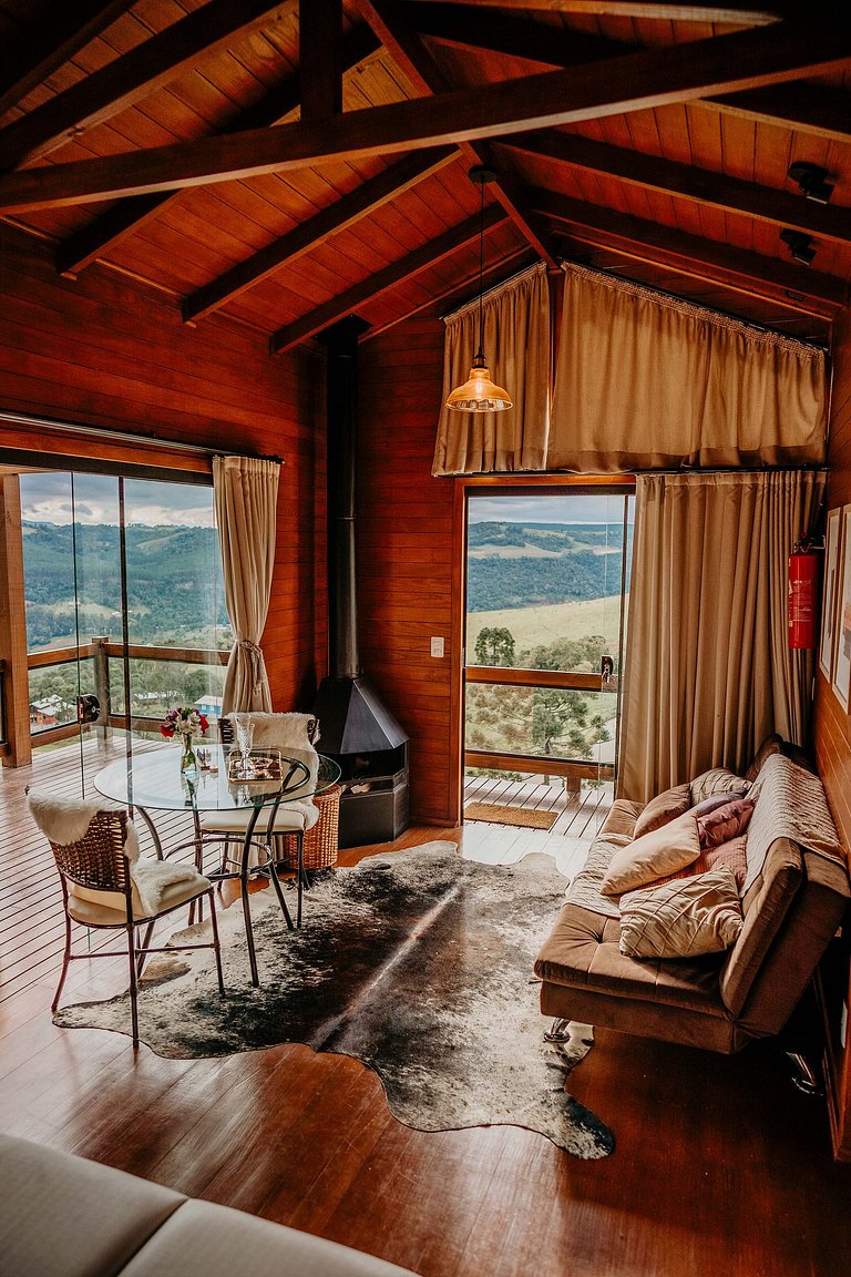 Chalé Doce Recanto com Hidro e Café da Manhã