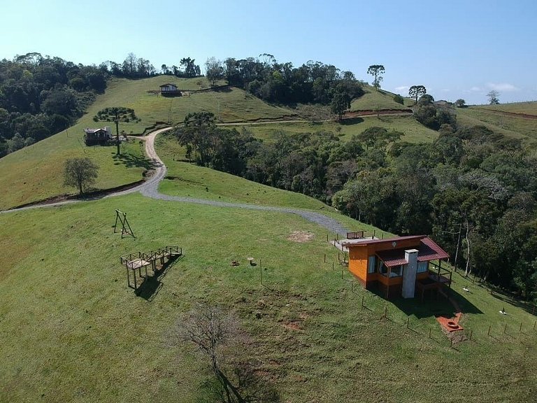 Chalé Mirante com hidro e café da manhã