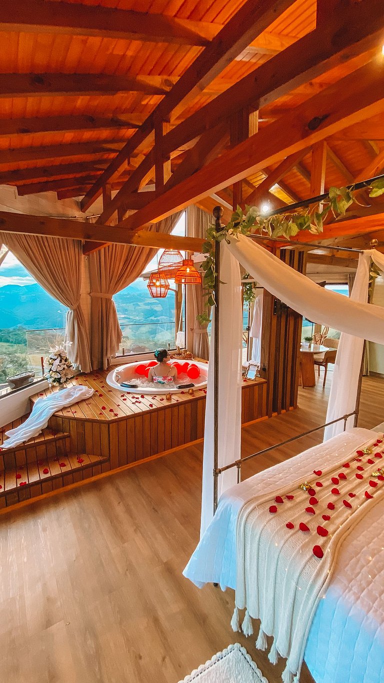 Chalé Ágata com Hidro e Café da Manhã