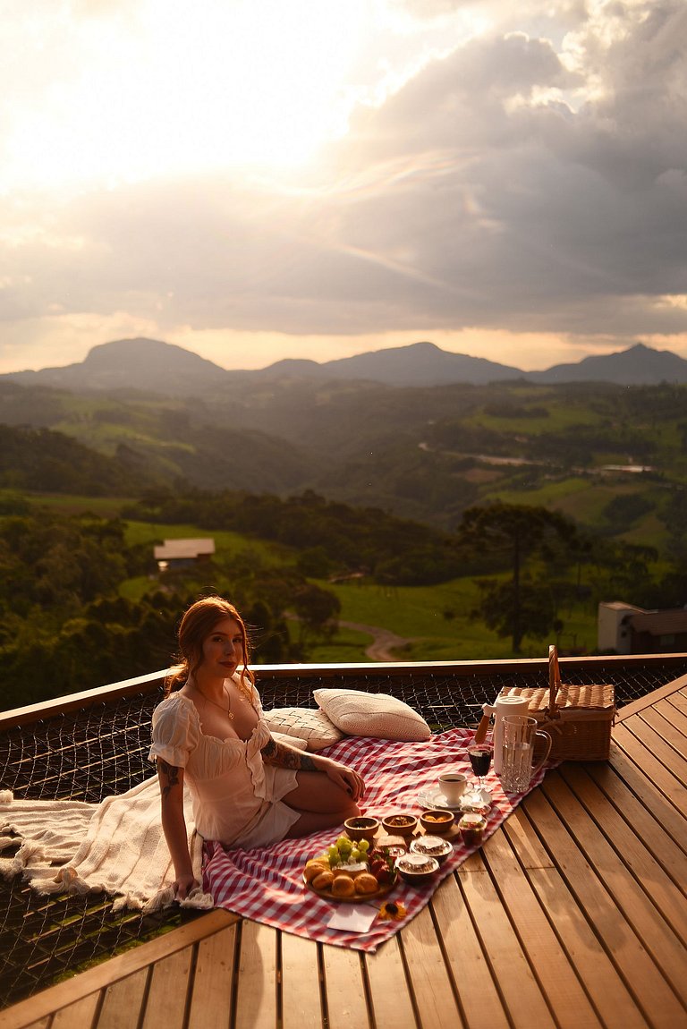 Chalé Ágata com Hidro e Café da Manhã