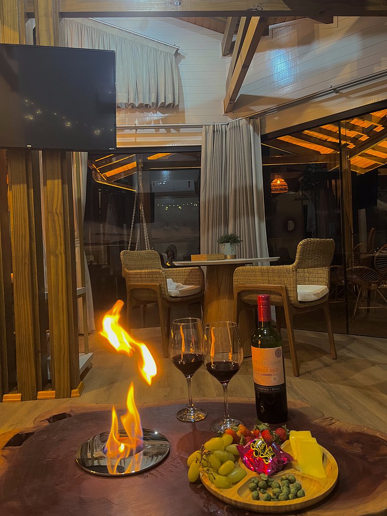 Chalé Ágata com Hidro e Café da Manhã