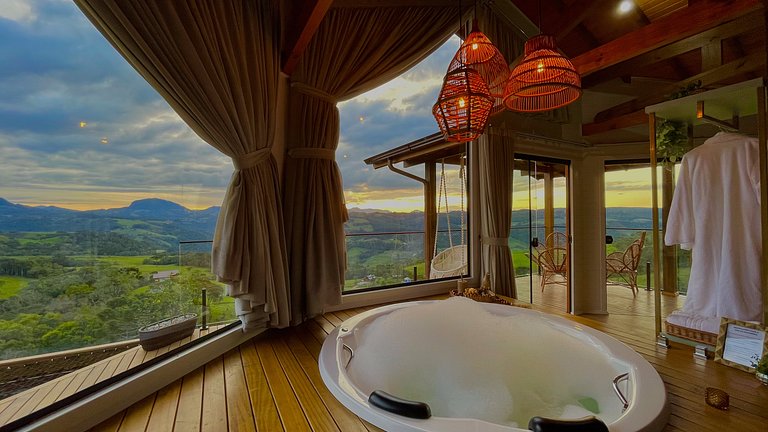 Chalé Ágata com Hidro e Café da Manhã