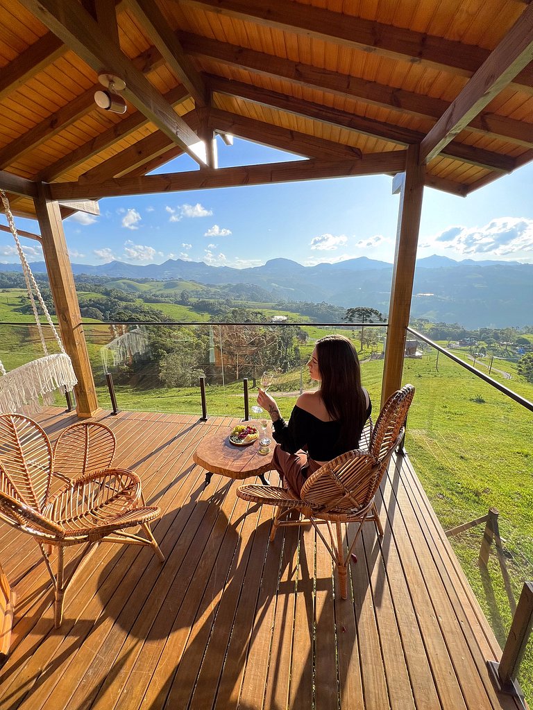 Chalé Ágata com Hidro e Café da Manhã