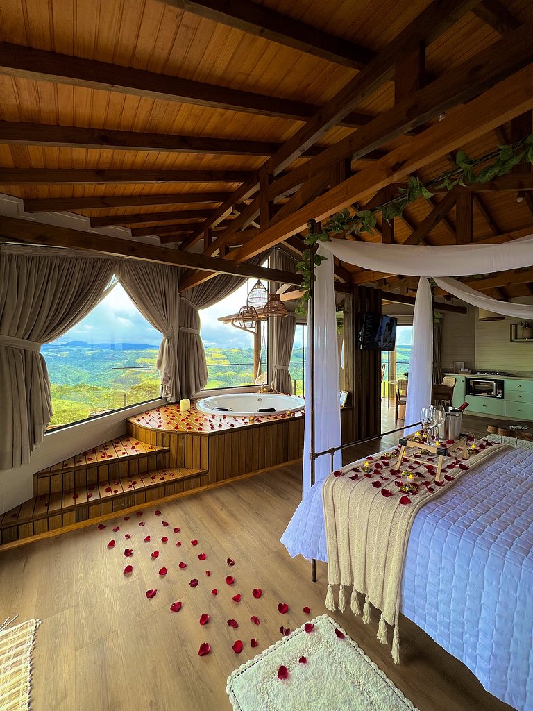 Chalé Ágata com Hidro e Café da Manhã