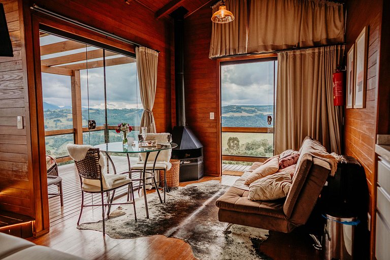 Chalé Doce Recanto com Hidro e Café da Manhã