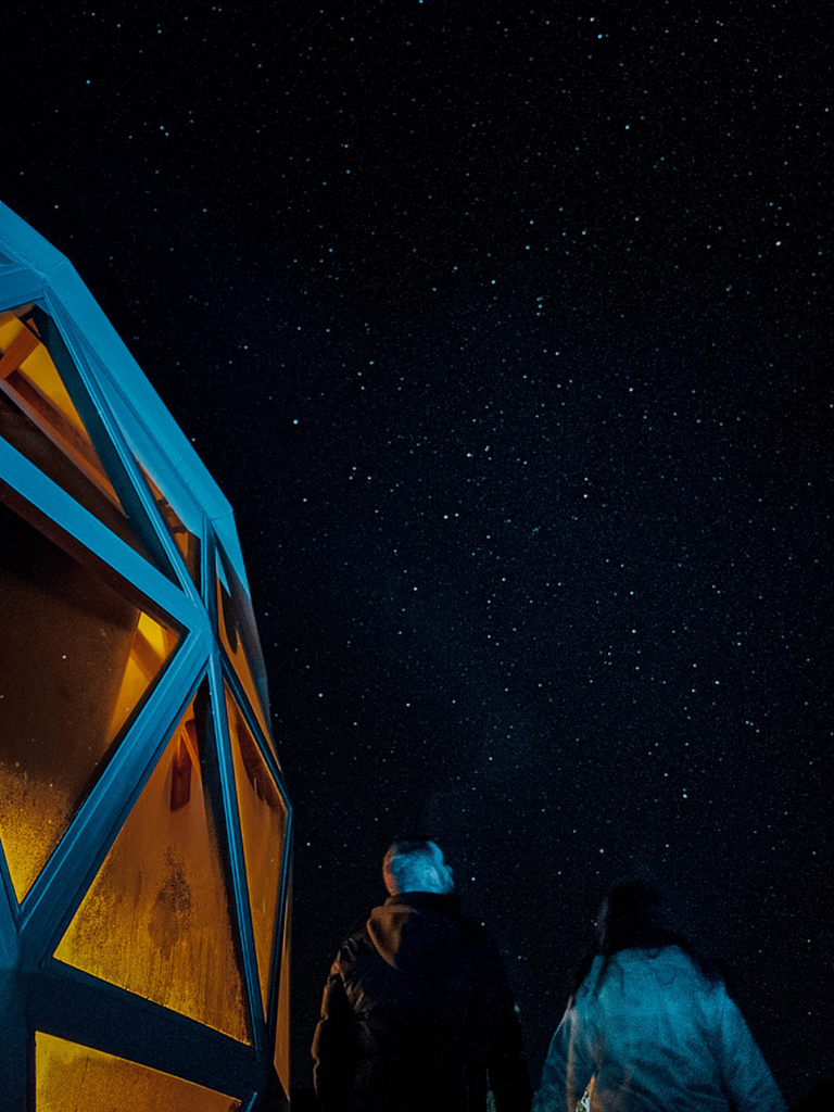 Domo Estelar com Banheira, Jacuzzi e Café da Manhã